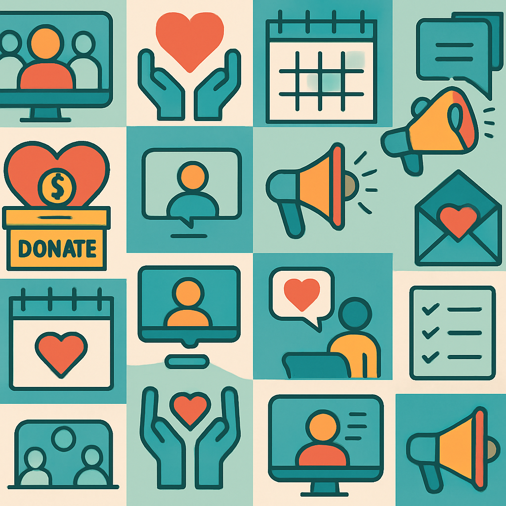 how to organize a virtual charity event
